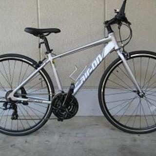 〔新古車〕サカモト・air-on（アルミフレーム・シマノ製２１段変速・７００－２８C）