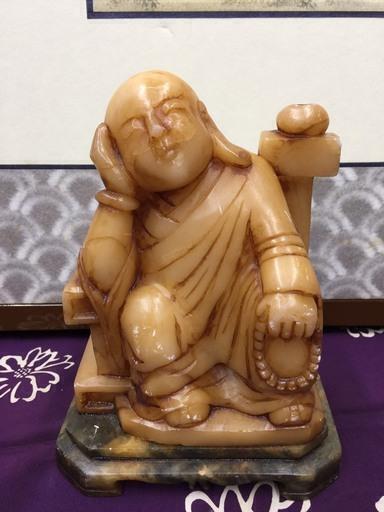 佛像石★置物中古品