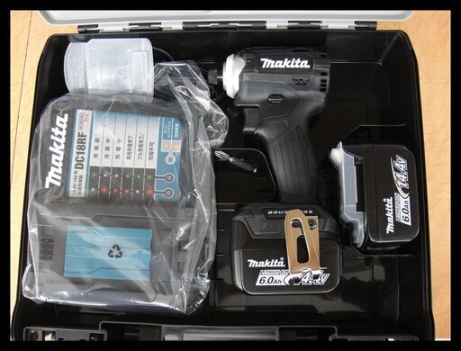 新品 makita マキタ 充電式インパクトドライバ TD161DRGXB ブラック 黒色 14.4V 6.0Ah 【モノ市場安城店】