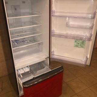 【受付中】送料無料 ■美品 デザイン家電 希少 レッド■三菱 MITSUBISHI 冷蔵庫 MR-D30S■サイズ300L■直接引き取り2000円引き