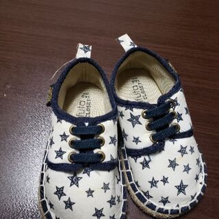 星模様の子供靴14.0