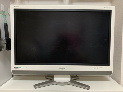 SHARP シャープ AQUOS アクオス 32型液晶テレビ ホワイト 2008年製