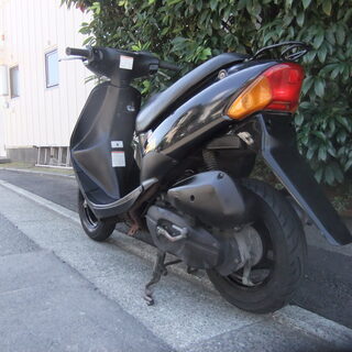 スズキ レッツⅡ後期型 中古実動車 タイヤ前輪新品・後輪バリ山