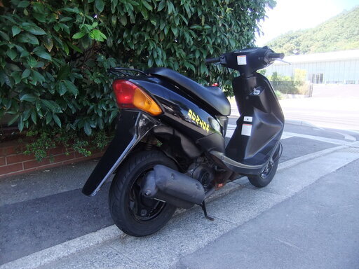 スズキ レッツⅡ後期型 中古実動車 タイヤ前輪新品・後輪バリ山