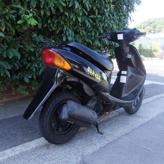 スズキ レッツⅡ後期型 中古実動車 タイヤ前輪新品・後輪バリ山