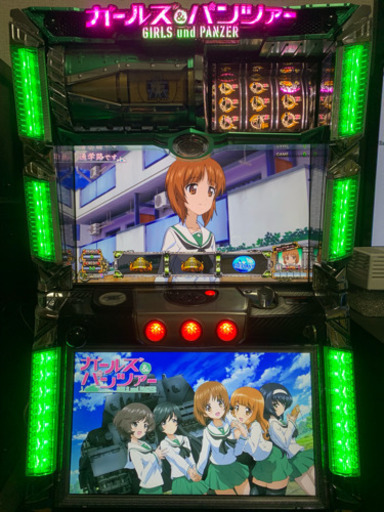 【お取引き決まりました】パチスロ スロット ガールズ\u0026パンツァー 実機