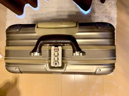 【中古】RIMOWA リモワ Lufthansa ビジネストローリー チタニウム