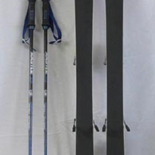 19Y0280 5S7 スキー FISCHER AMC800 164cm ビンディング Fr13 ポール