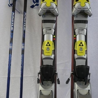 19Y0280 5S7 スキー FISCHER AMC800 164cm ビンディング Fr13 ポール KASTLE 113cm　中古 19Y0280 5S7 スキー FISCHER AMC800 164cm ビンディング Fr13 ポール