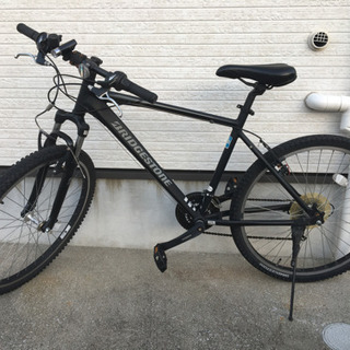 Bridgestone—マウンテンバイク　鍵・ライト・クリーナー・カバー付き