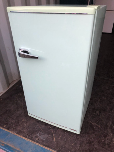WRD-1085G 1ドア レトロ 冷蔵庫 85L 新生活 一人暮らし用 2017年製