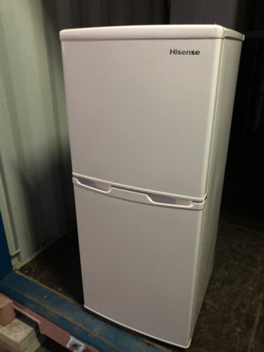 Hisense/ハイセンス　冷凍冷蔵庫 2ドア 106L HR-B106JW　2016年製