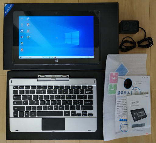 値下げ【超美品】Surfaceタイプ2in1タブレットPC/Celeron N3450/11.6タッチパネル/6G/128G//win10Pro/Office2019Pro/専用キーボード