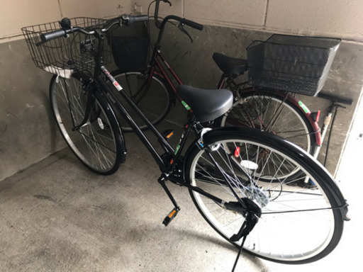 黒い 自転車