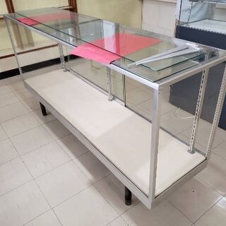 全面ガラス　ショーケース　什器　在庫1点　