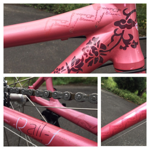 クロスバイク コーダブルーム Rail-f グラデーションピンク Khodaa