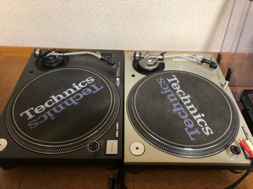 テクニクス ターンテーブル SL-1200MK3D 2台 針付き レコード付き