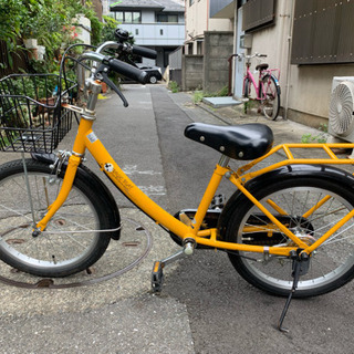 子供 自転車 イエロー 男女兼用  18インチから20インチくらい