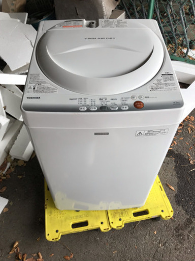 東芝 洗濯機 4.2kg 美品    AW-4SC2 【2015年製】