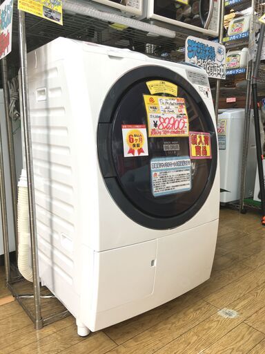 2018年製 HITACHI/日立 BIG DRAM 10kg/6kg ドラム式洗濯乾燥機 BD-SG100BL