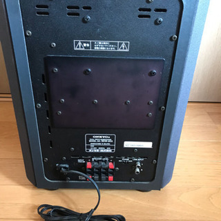 ONKYO スピーカー/D-205F×2 サブウーファー/skw-305 - 家電