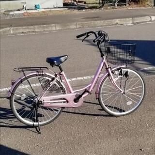 ピンクの自転車　24インチ　きれいです