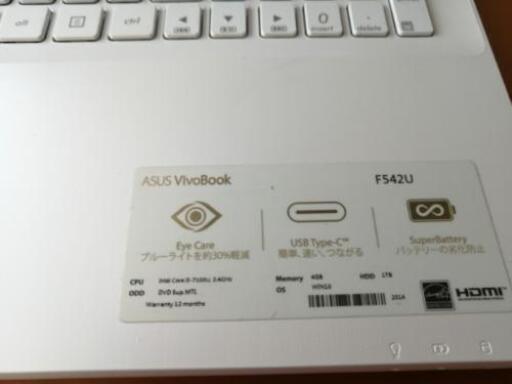 ASUS K550CA(メモリ増設済8GB) 美品+ 外付けHDD300GB