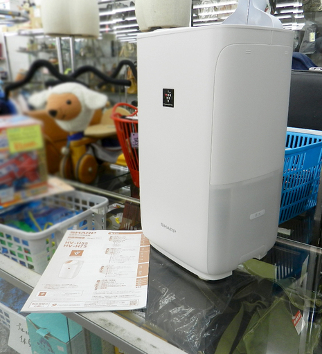 SHARP/シャープ 加熱気化式加湿機 プラズマクラスター HV-H55-W 2018年