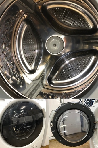 美品【 Panasonic 】パナソニック 洗濯6.0kg/乾燥3.0kg ドラム洗濯機プチドラムマンションサイズ ダンシング洗浄 NA-VD110L