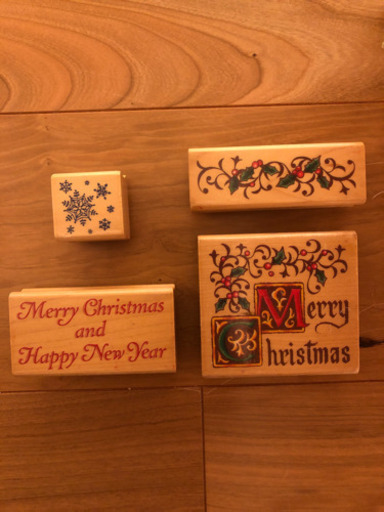 ⭐️値下げ⭐️クリスマススタンプ4点セット