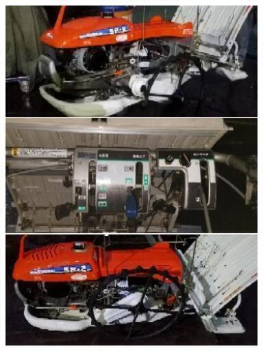 農機 セット 三菱 バインダー ＭＢ45 あきばれ 1条刈り & クボタ SP－2 レインボー歩行型田植え機 農機 セット 三菱 バインダー MB45 あきばれ 1条刈り & クボタ SP－2