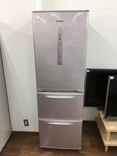 パナソニック 2015年製 3ドア冷蔵庫 NR-C37DM-P