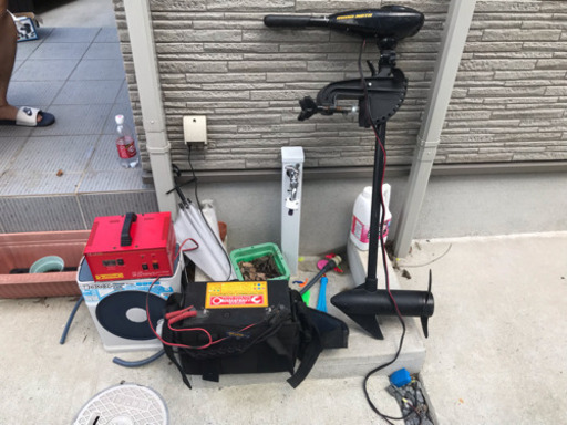 Beeボートエレキセット。引き取り限定