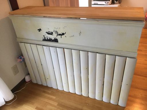 木製 カウンターデスク DIY