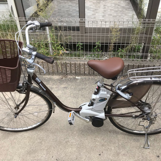 パナソニックの電動自転車になります。