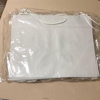白い紙袋（未使用）×15枚