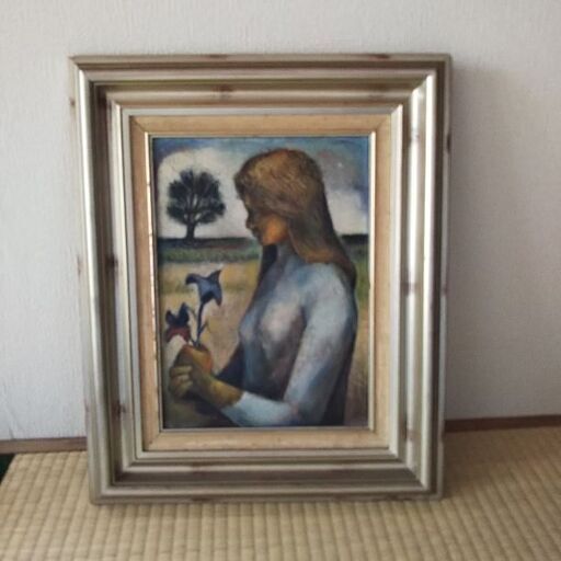 絵画 油絵 無名の画家さんです。
