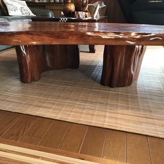 ※年内で出品終了※【良品】屋久杉 一枚板 ローテーブル 屋久杉一枚板ローテーブル｜【公式】KIDOMEIMOKU オンライン