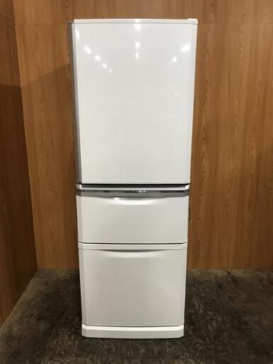 MITSUBISHI 三菱 ノンフロン3ドア冷凍冷蔵庫 白 MR-C34W-W 335L 2013年
