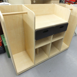 PayPay可 手稲リサイクル 子供用収納 ラック New Hibno Wide Type2