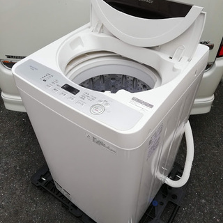 ◼️商談中■2018年製■シャープ 全自動洗濯機 ステンレス槽 ...