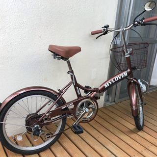 今年4月3日買ったの6段変速の折り畳み自転車を売りたい