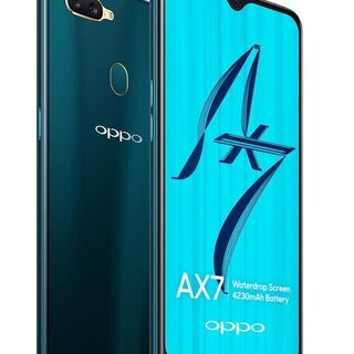 新品 OPPO AX7 ブルー SIMフリー 送料無料 値下げしました! - 携帯電話