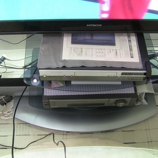◎ HITACHI 42型 プラズマテレビ 中古完動美品!! 純正リモコン付 ◎