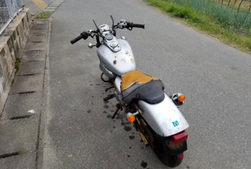 マグナ50 放置不動車 レストアベース 蚤 現状