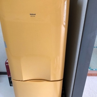 冷蔵庫2ドア・ナショナル・スタイリッシュオレンジ137L