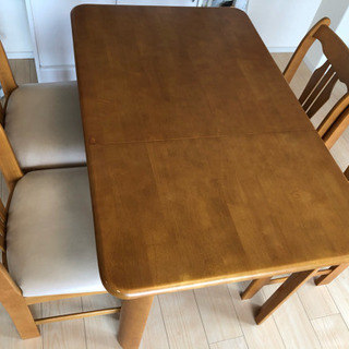 食卓テーブル + 椅子(4個) セット