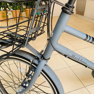 【美品】mark Rosa ブリヂストン自転車 前後20インチ オートライト キー付き