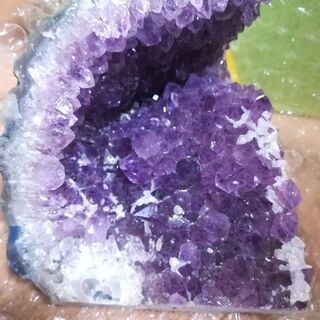 紫水晶　原石　クラスター