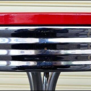 Coca-Cola/コカ・コーラ アメリカンダイナーを復刻 ローテーブル レザー調チェア 5点セット 